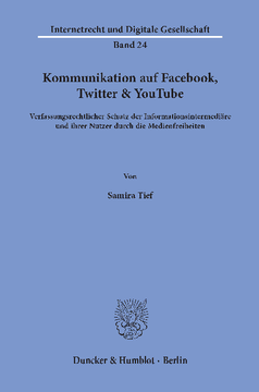 Kommunikation auf Facebook, Twitter & YouTube Kommunikation auf Facebook, Twitter & YouTube