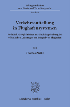 Verkehrsaufteilung in Flughafensystemen Verkehrsaufteilung in Flughafensystemen