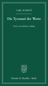 Die Tyrannei der Werte Die Tyrannei der Werte