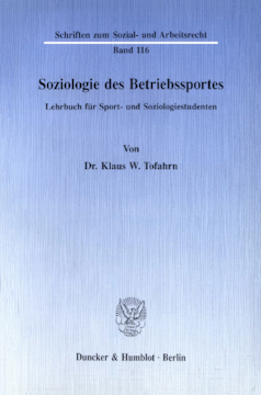 Soziologie des Betriebssportes Soziologie des Betriebssportes