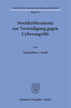Streitkräfteeinsatz zur Verteidigung gegen Cyberangriffe Streitkräfteeinsatz zur Verteidigung gegen Cyberangriffe