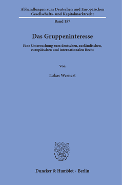 Das Gruppeninteresse Das Gruppeninteresse