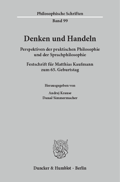 Denken und Handeln Denken und Handeln