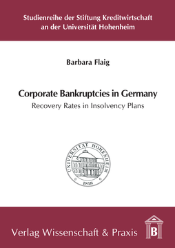 Corporate Bankruptcies in Germany Corporate Bankruptcies in Germany