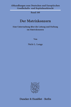 Der Matrixkonzern Der Matrixkonzern