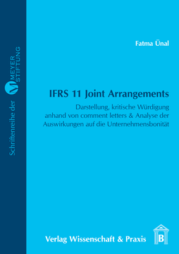 IFRS 11 Joint Arrangements IFRS 11 Joint Arrangements