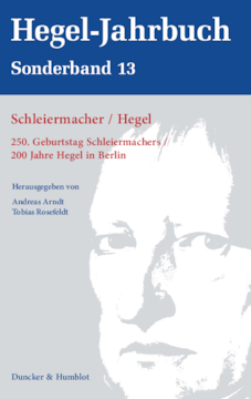 Schleiermacher / Hegel Schleiermacher / Hegel