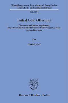 Initial Coin Offerings Initial Coin Offerings