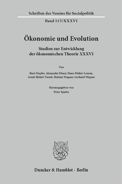 Ökonomie und Evolution Ökonomie und Evolution
