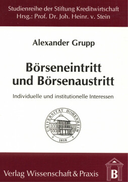 Börseneintritt und Börsenaustritt Börseneintritt und Börsenaustritt