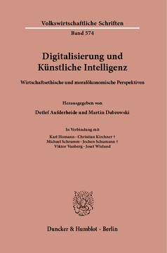 Digitalisierung und Künstliche Intelligenz Digitalisierung und Künstliche Intelligenz