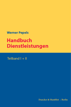 Handbuch Dienstleistungen Handbuch Dienstleistungen