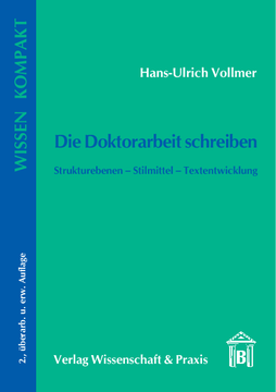 Die Doktorarbeit schreiben Die Doktorarbeit schreiben