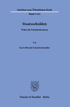 Staatsschulden Staatsschulden