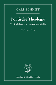 Politische Theologie Politische Theologie