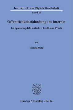 Öffentlichkeitsfahndung im Internet Öffentlichkeitsfahndung im Internet