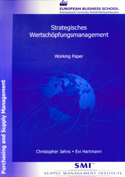 Strategisches Wertschöpfungsmanagement Strategisches Wertschöpfungsmanagement