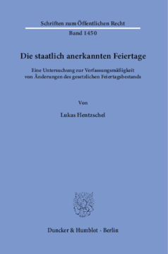 Die staatlich anerkannten Feiertage Die staatlich anerkannten Feiertage