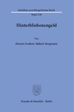 Hinterbliebenengeld Hinterbliebenengeld