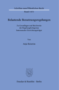 Belastende Benutzungsregelungen