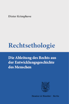 Rechtsethologie Rechtsethologie