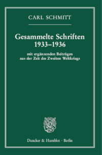 Gesammelte Schriften 1933-1936