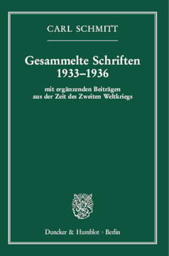 Gesammelte Schriften 1933-1936 Gesammelte Schriften 1933-1936