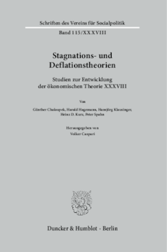 Stagnations- und Deflationstheorien Stagnations- und Deflationstheorien