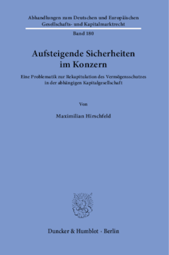Aufsteigende Sicherheiten im Konzern Aufsteigende Sicherheiten im Konzern