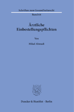 Ärztliche Einbestellungspflichten Ärztliche Einbestellungspflichten