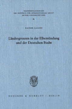 Ländergrenzen in der Elbemündung und der Deutschen Bucht Ländergrenzen in der Elbemündung und der Deutschen Bucht