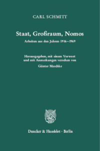 Staat, Großraum, Nomos