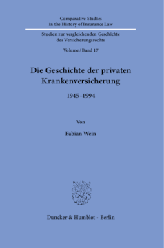 Die Geschichte der privaten Krankenversicherung Die Geschichte der privaten Krankenversicherung