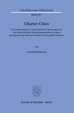 Charter Cities Charter Cities