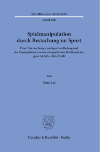 Spielmanipulation durch Bestechung im Sport