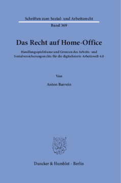 Das Recht auf Home-Office Das Recht auf Home-Office