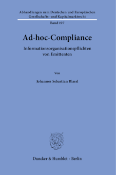Ad-hoc-Compliance Ad-hoc-Compliance