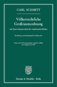 Völkerrechtliche Großraumordnung