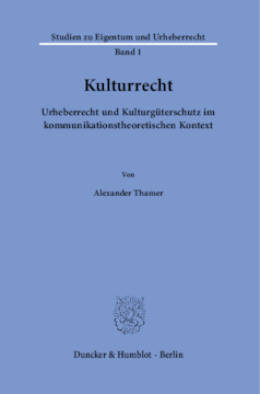 Kulturrecht Kulturrecht