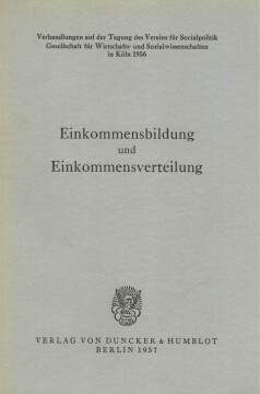 Einkommensbildung und Einkommensverteilung Einkommensbildung und Einkommensverteilung
