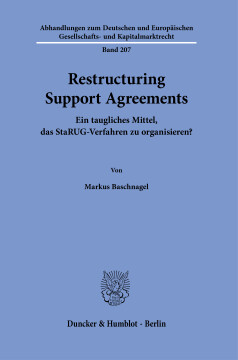 Restructuring Support Agreements Restructuring Support Agreements