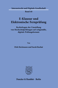 E-Klausur und Elektronische Fernprüfung E-Klausur und Elektronische Fernprüfung