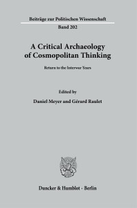 A Critical Archaeology of Cosmopolitan Thinking