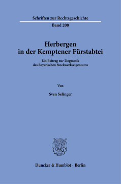 Herbergen in der Kemptener Fürstabtei Herbergen in der Kemptener Fürstabtei