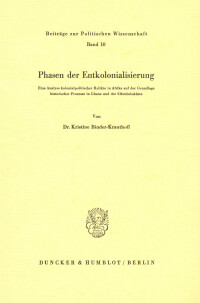 Phasen der Entkolonialisierung