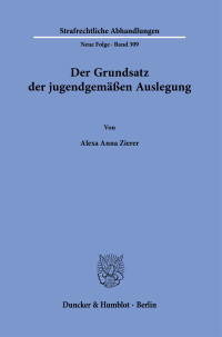 Der Grundsatz der jugendgemäßen Auslegung