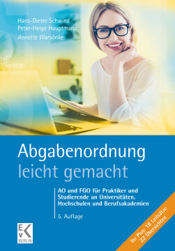 Abgabenordnung – leicht gemacht Abgabenordnung – leicht gemacht
