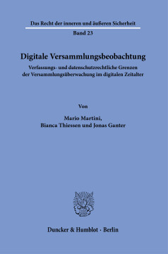 Digitale Versammlungsbeobachtung Digitale Versammlungsbeobachtung