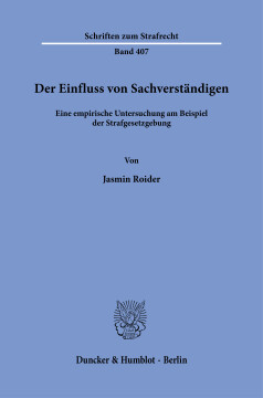 Der Einfluss von Sachverständigen Der Einfluss von Sachverständigen