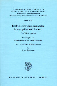 Das spanische Wechselrecht